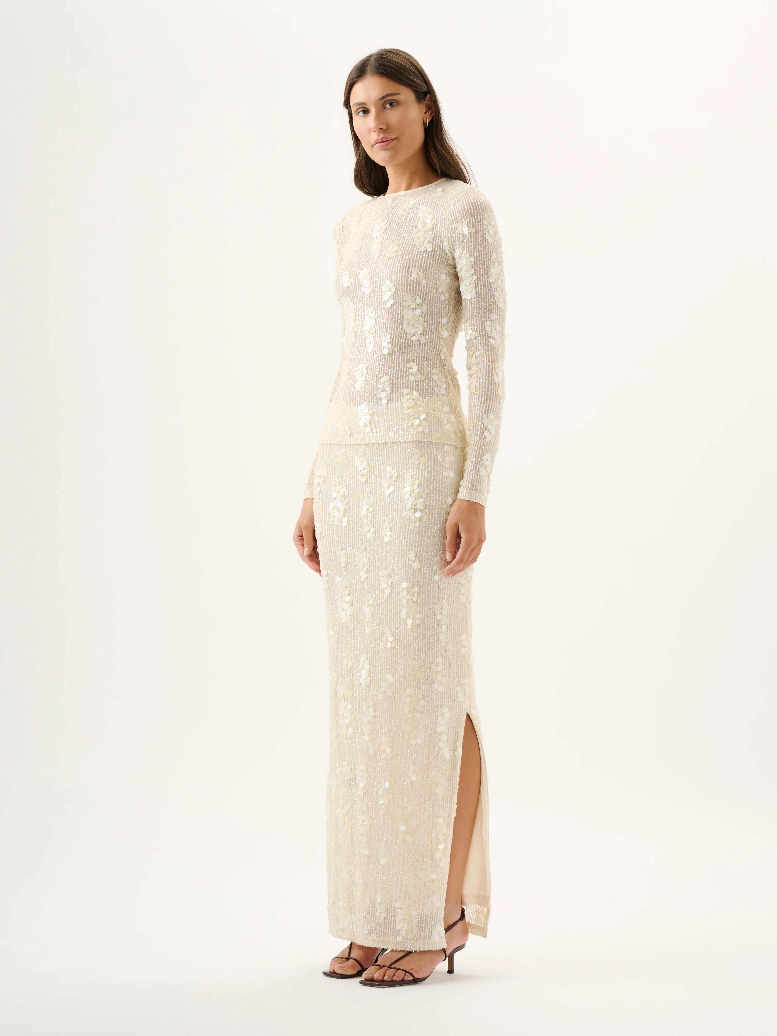 CARMINE TOP | IVORY SEQUIN - Image 3