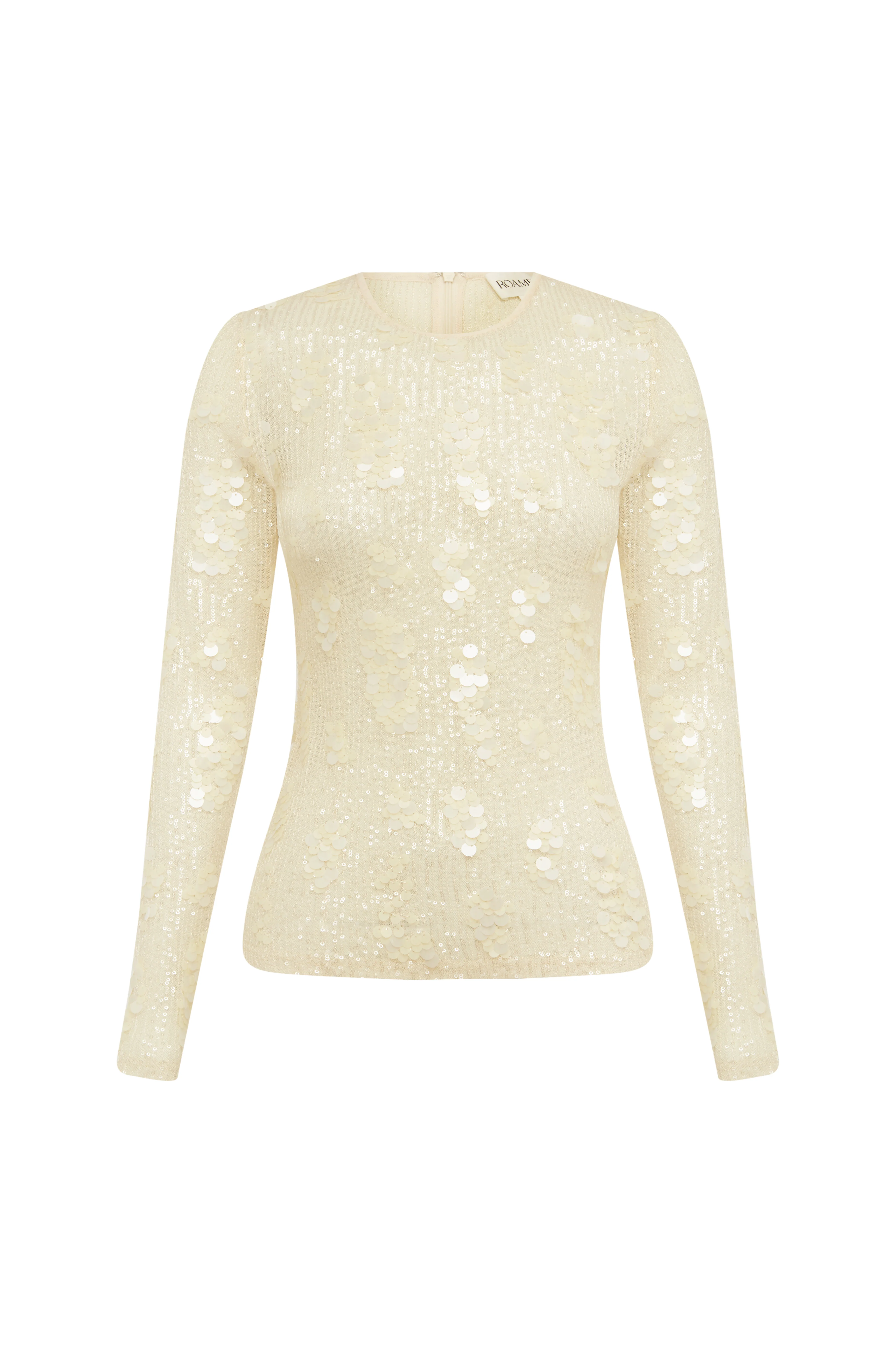 CARMINE TOP | IVORY SEQUIN - Image 5