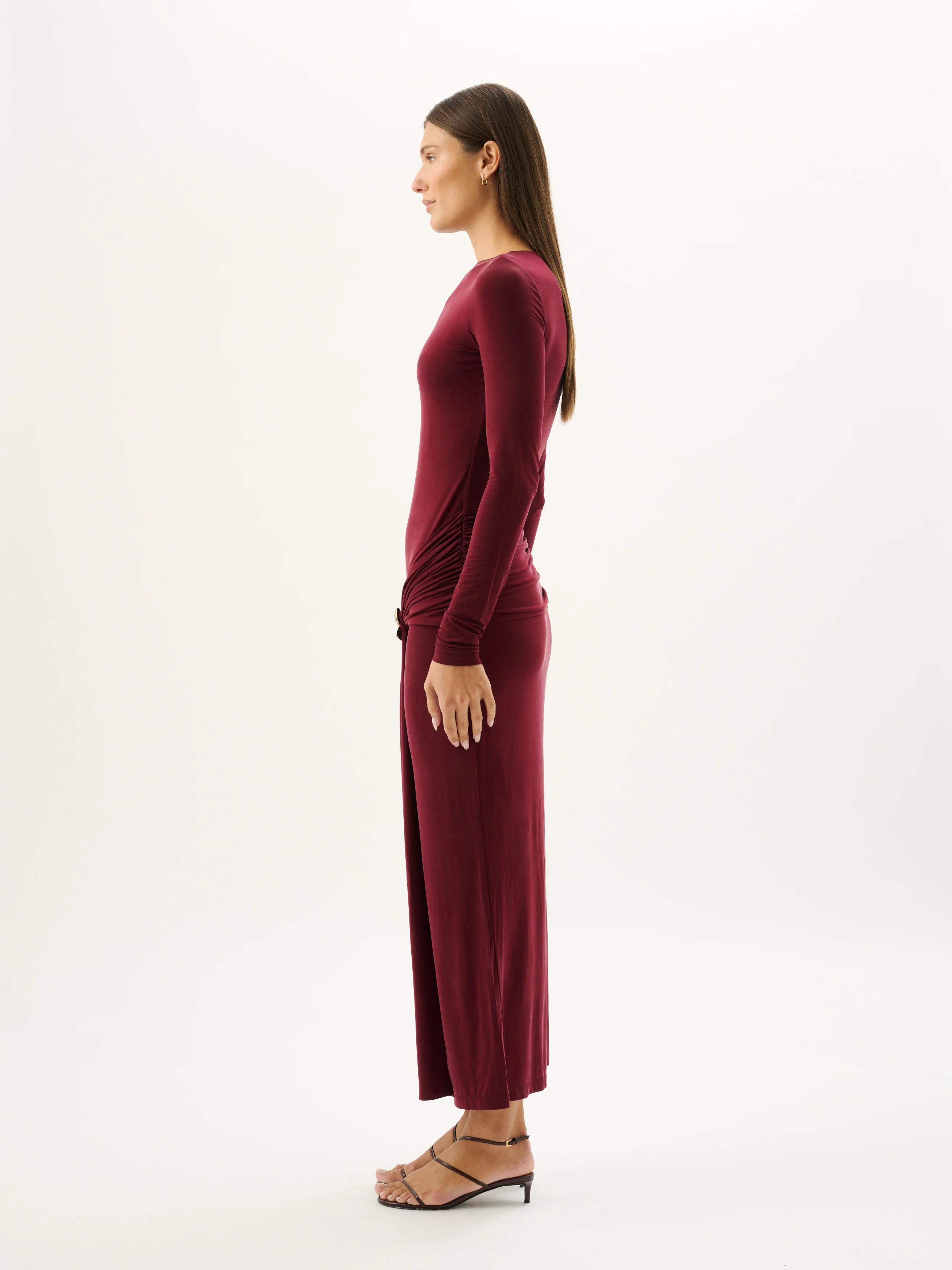JOSIE DRESS | SANGRIA - Image 3