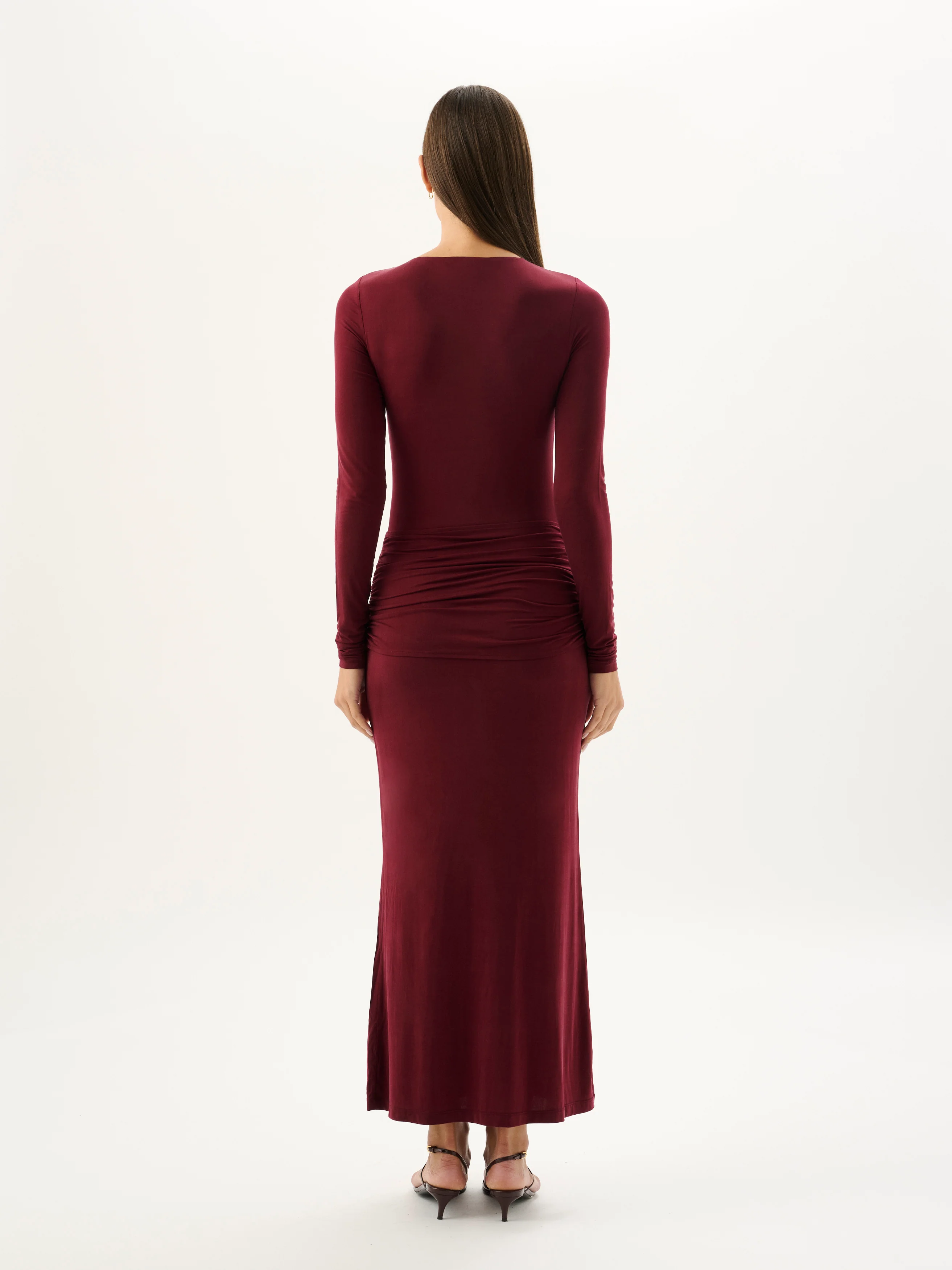 JOSIE DRESS | SANGRIA - Image 4