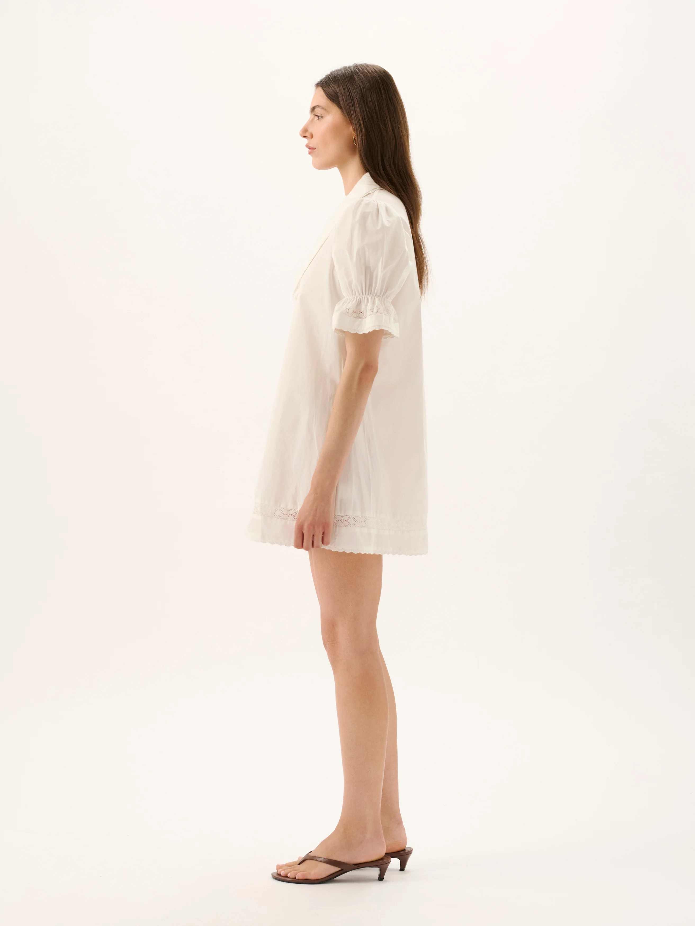 MAISIE MINI DRESS | WHITE - Image 4