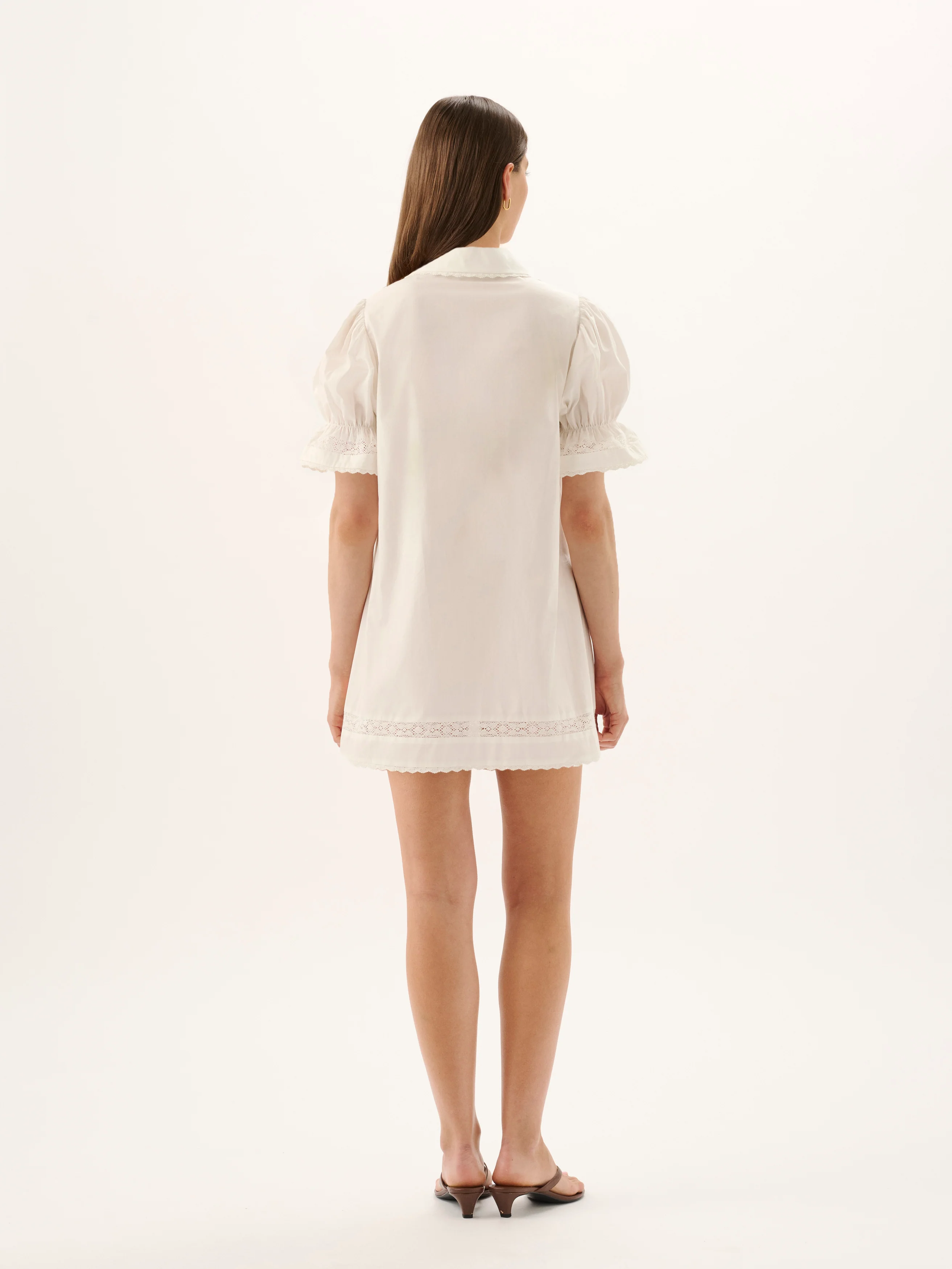 MAISIE MINI DRESS | WHITE - Image 5