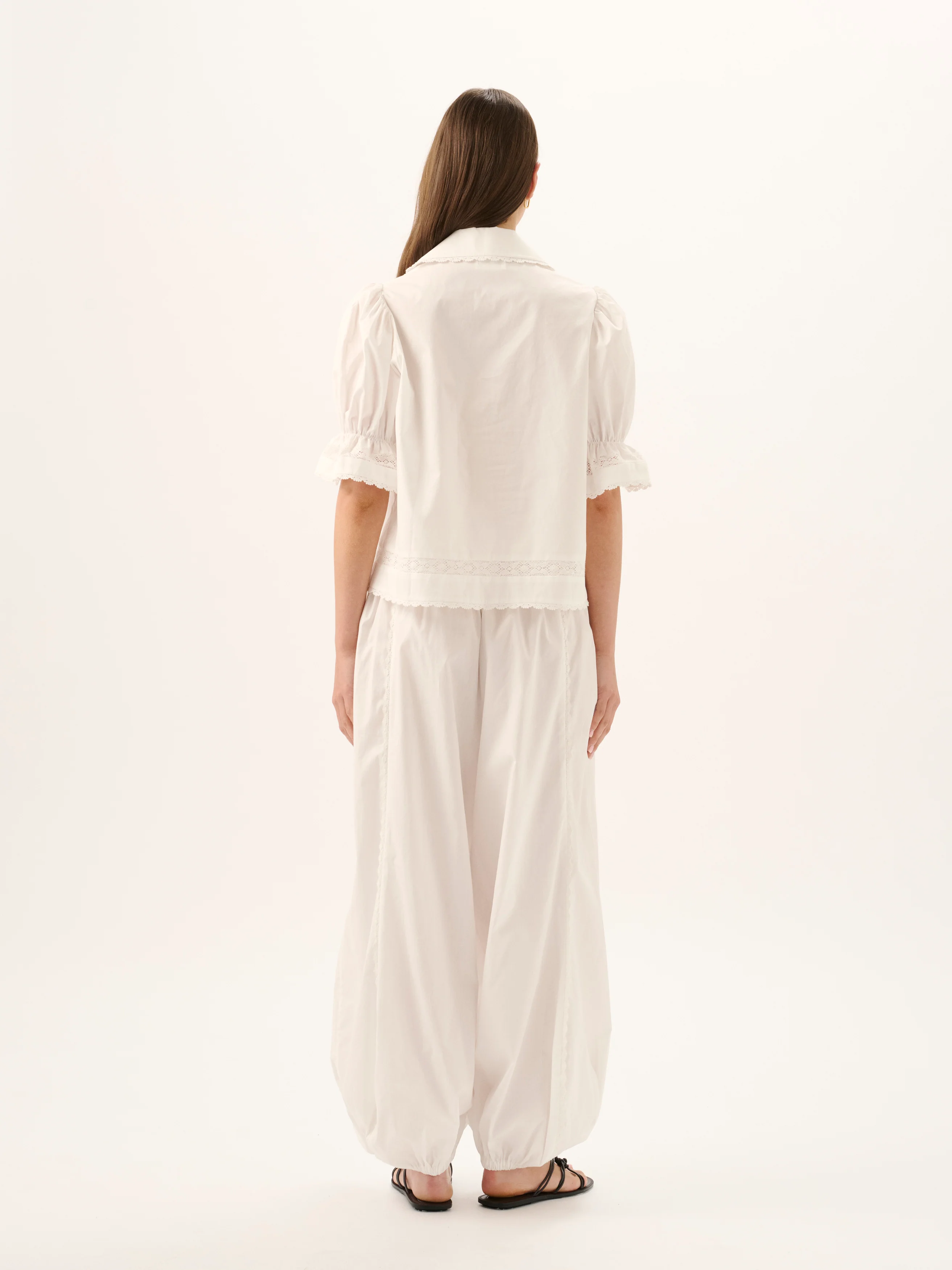 MAISIE TIE SHIRT | WHITE - Image 5