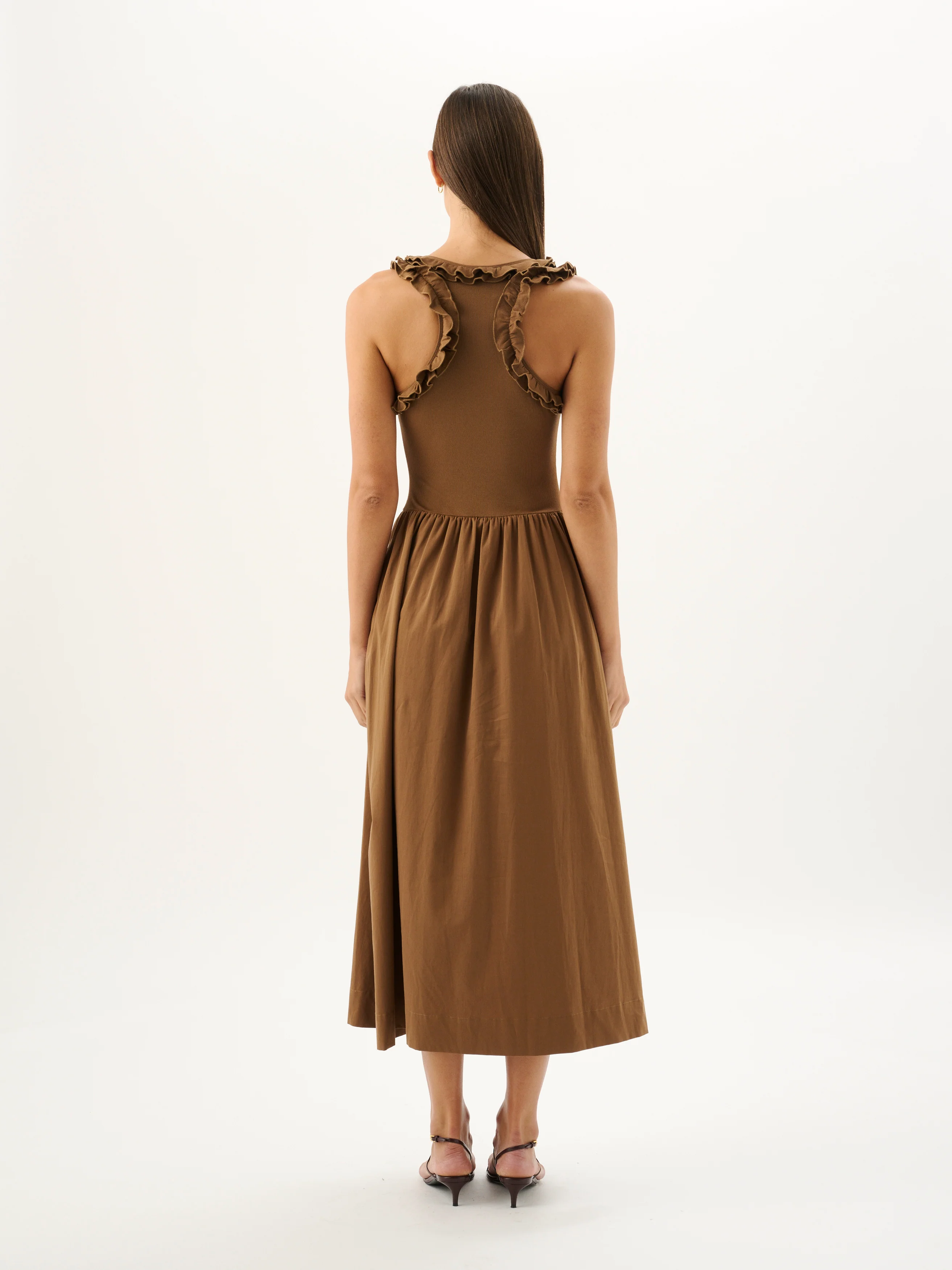 PALOMA MAXI DRESS | TOFFEE - Image 4