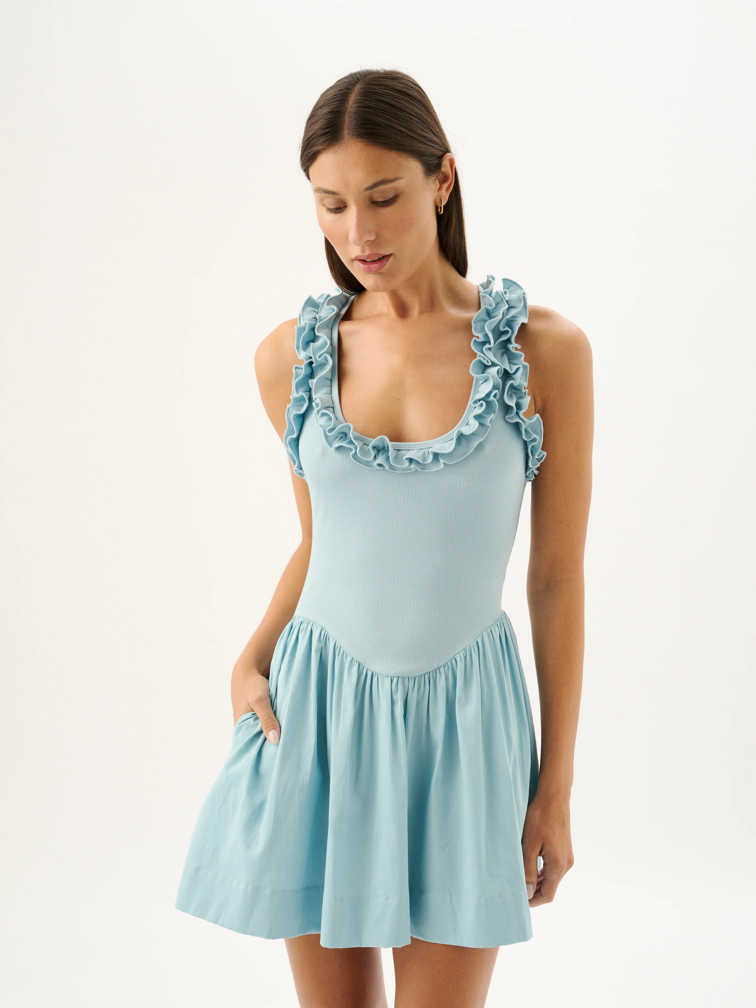 PALOMA MINI DRESS | MARINE BLUE - Image 6