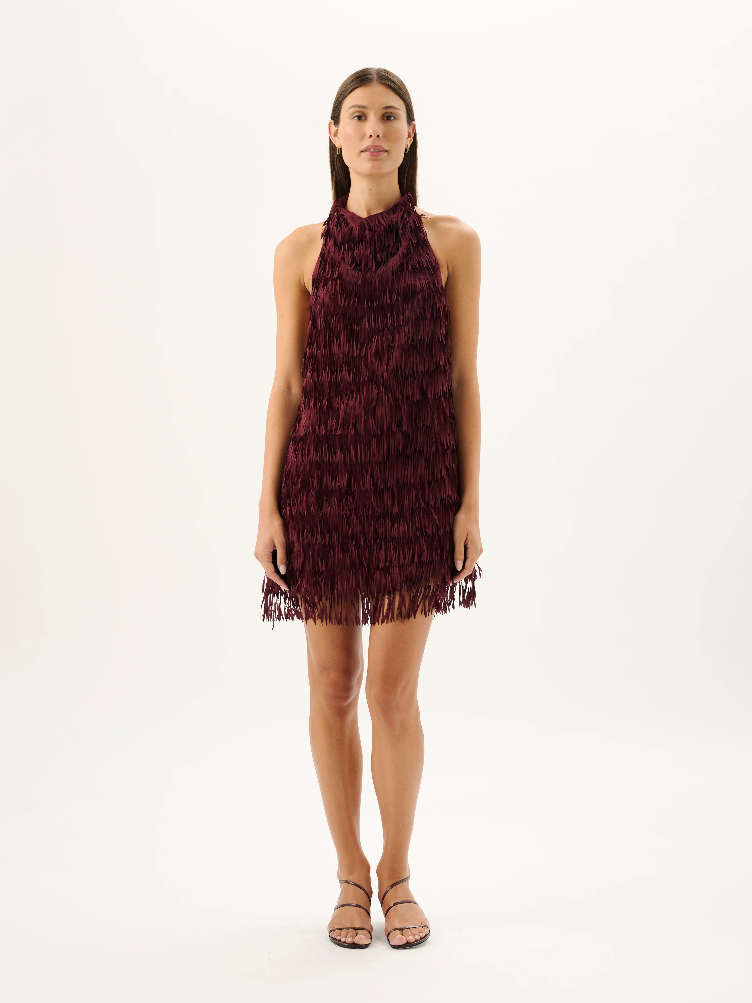 RAFAELLA FRINGE DRESS | SANGRIA