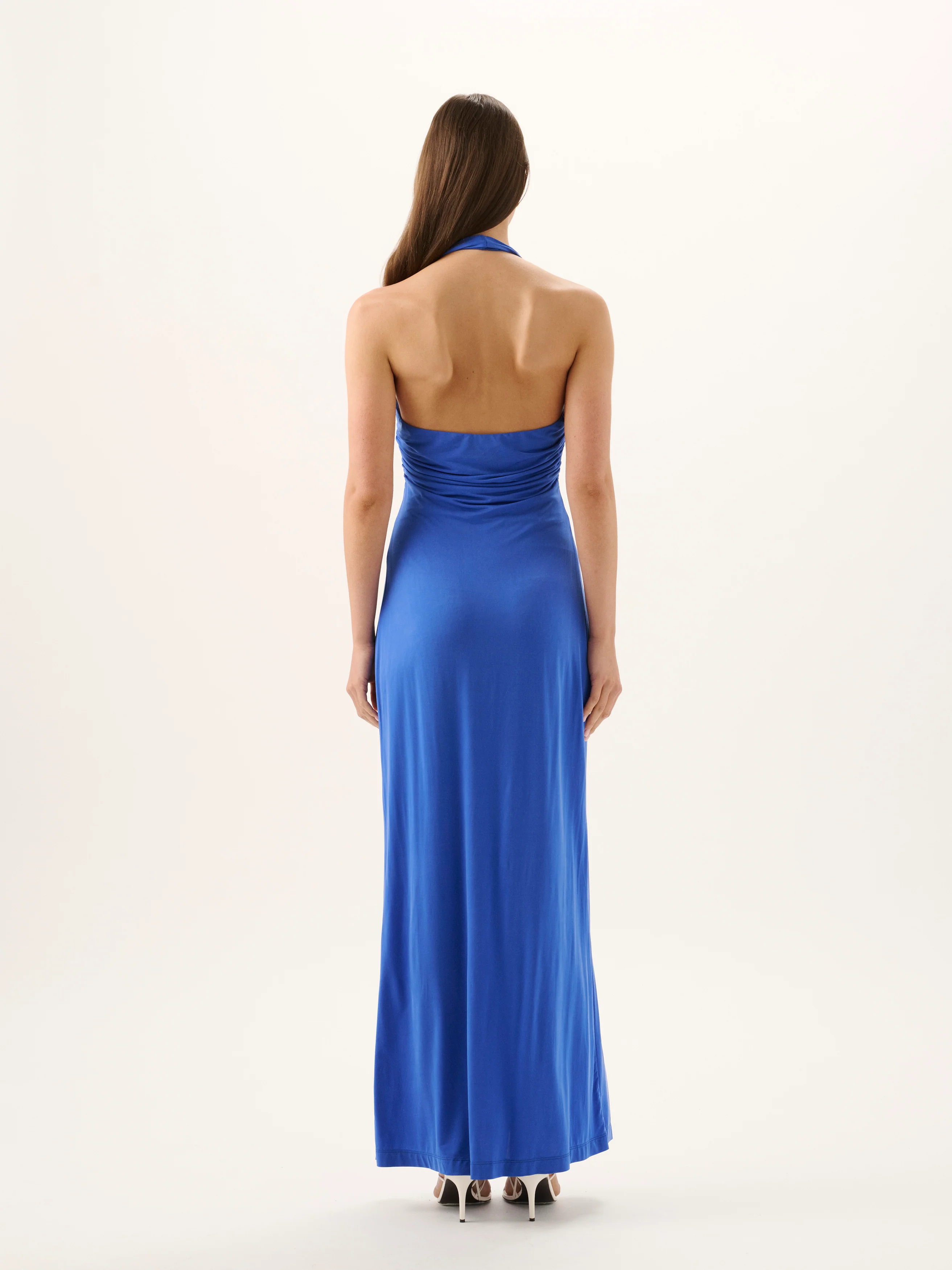 SAWYER CUPRO HALTER DRESS - Image 4