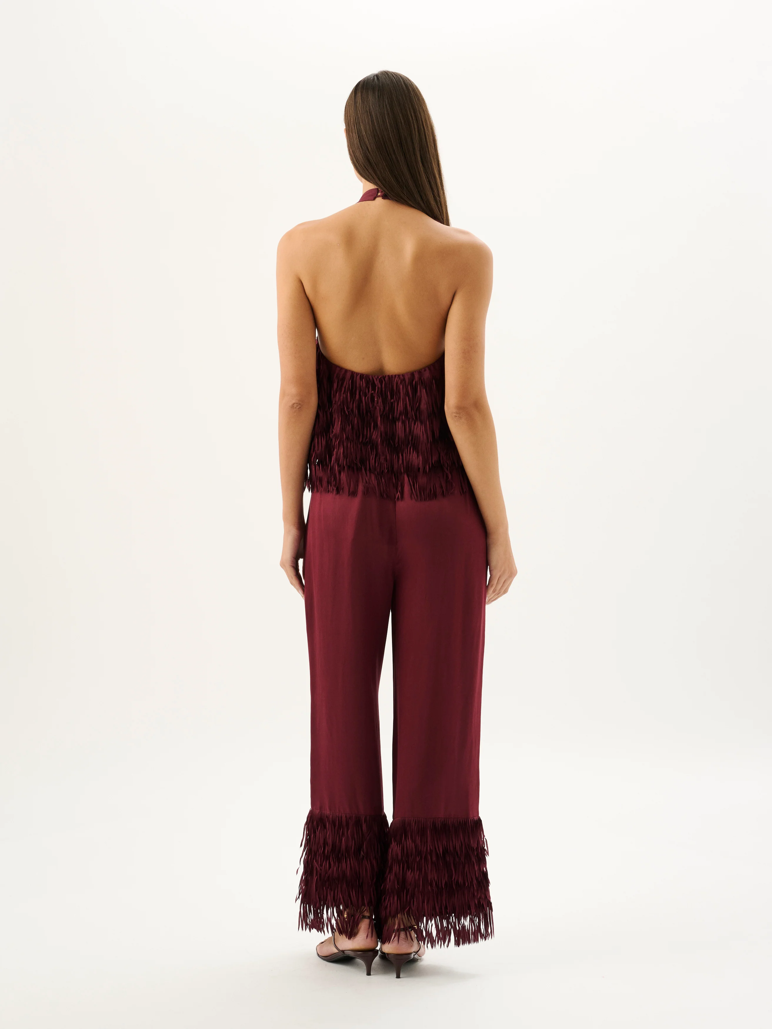 SICILIA FRINGE TOP | SANGRIA - Image 4