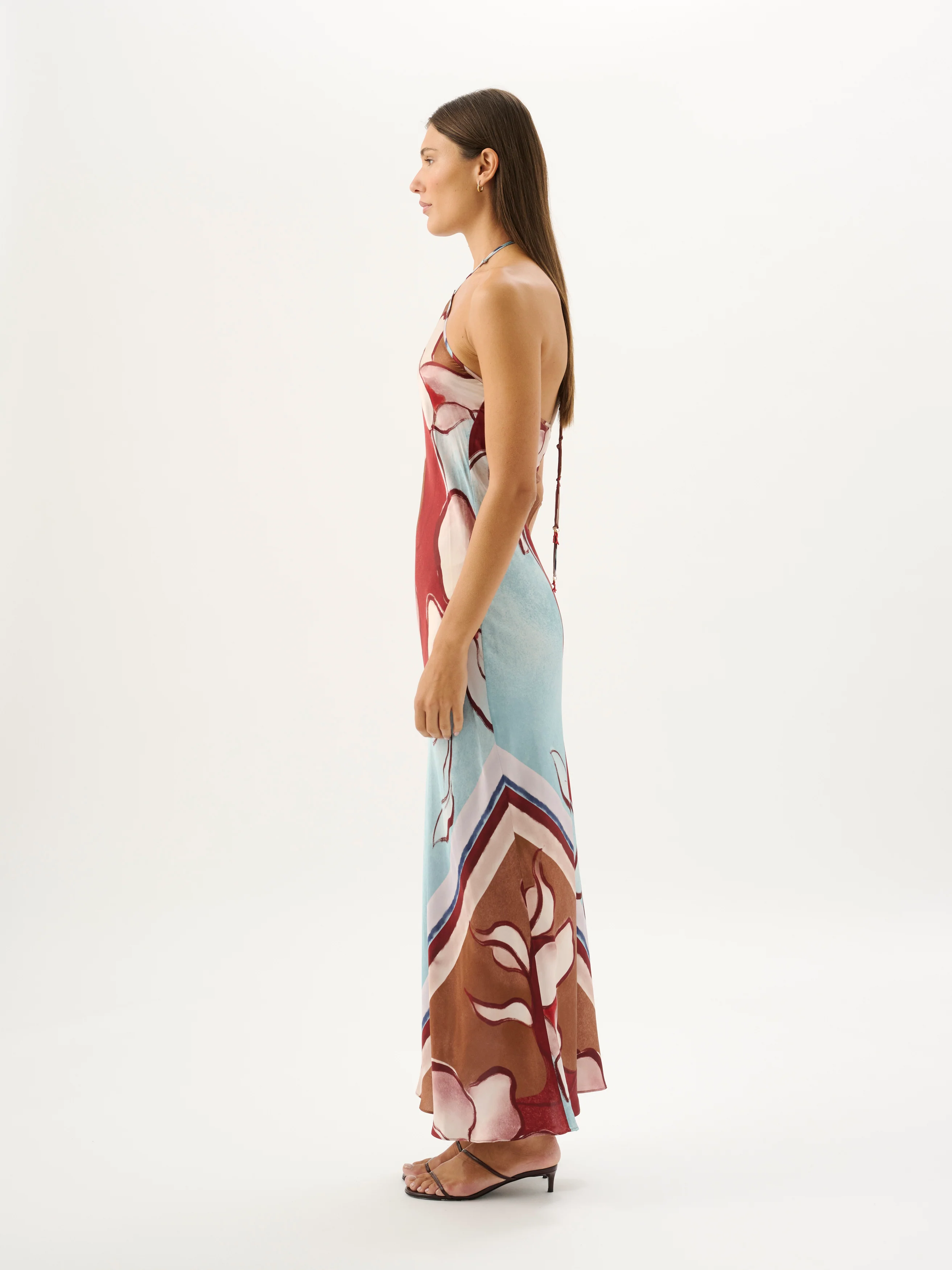 TULULA HALTER DRESS | MARISOL BLOOM - Image 3