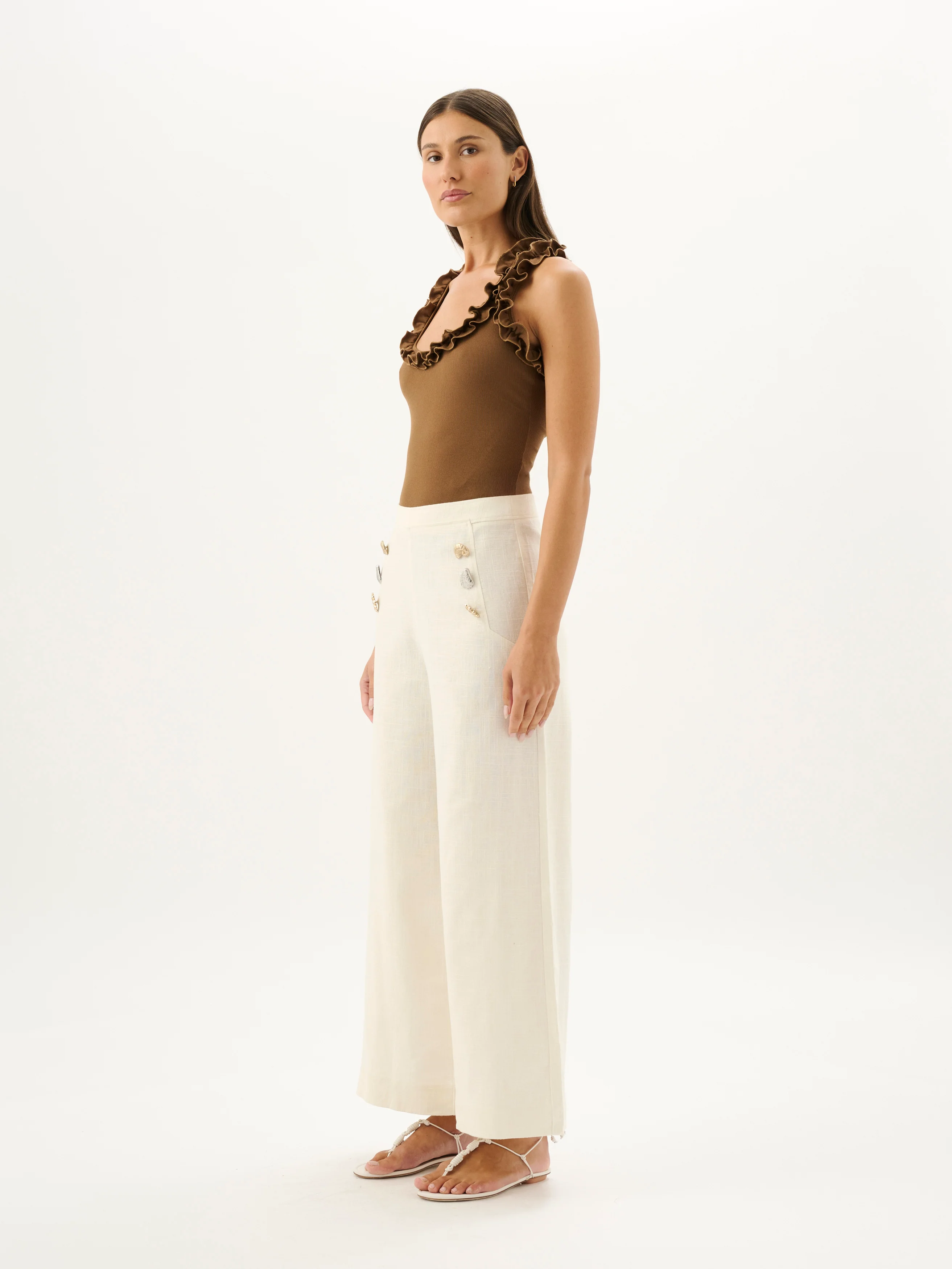 WAVERLY PANT | ECRU - Image 2