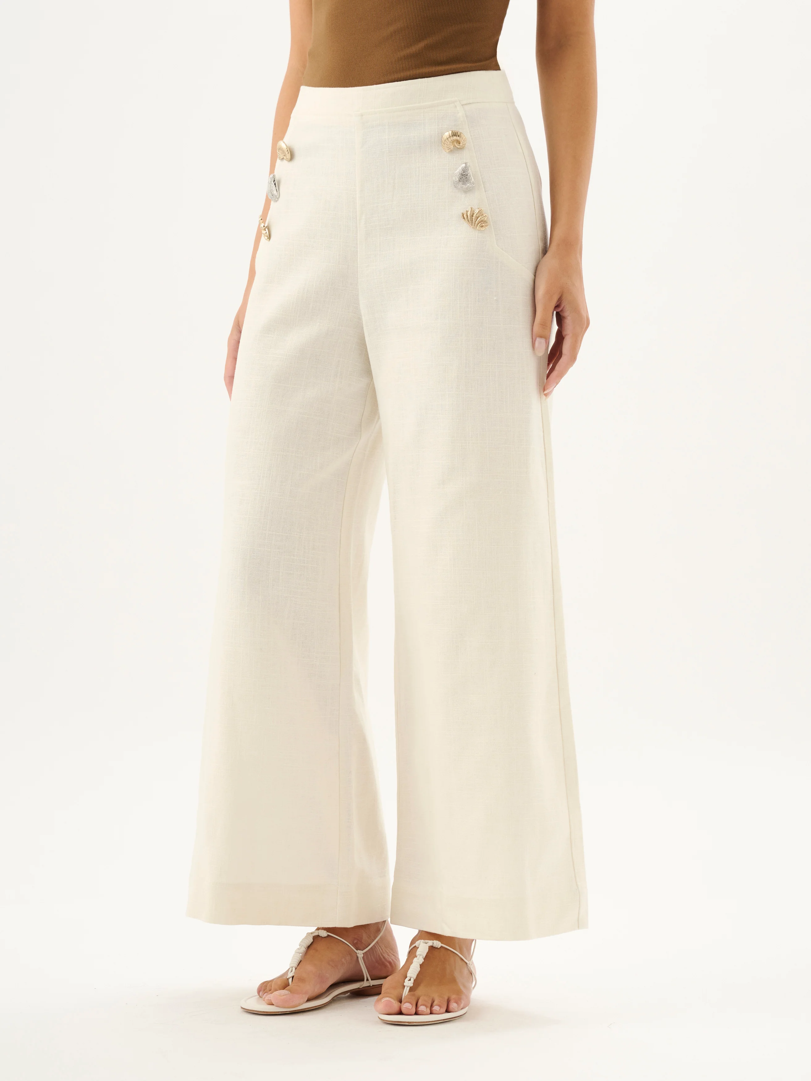 WAVERLY PANT | ECRU - Image 3
