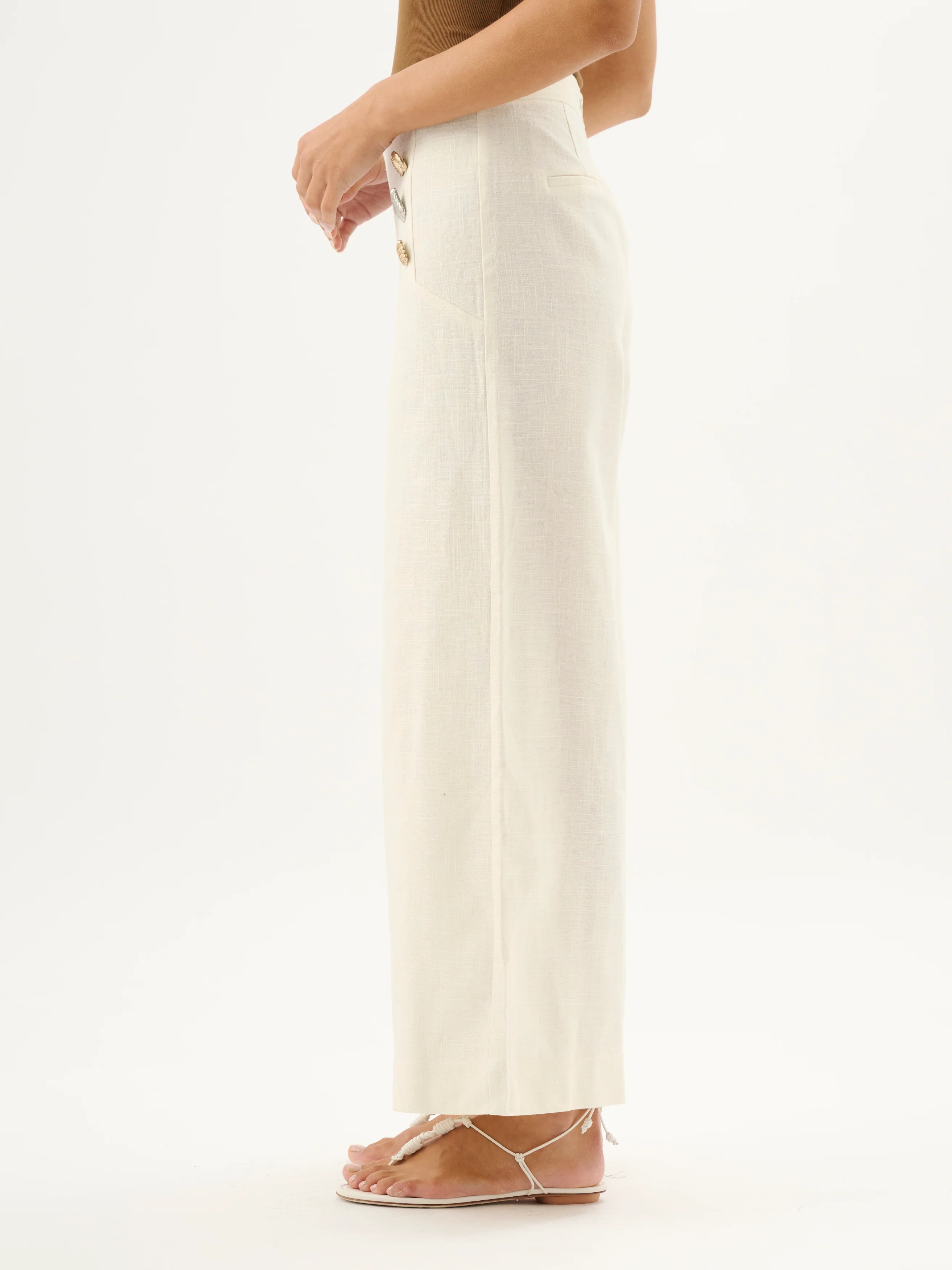 WAVERLY PANT | ECRU - Image 4